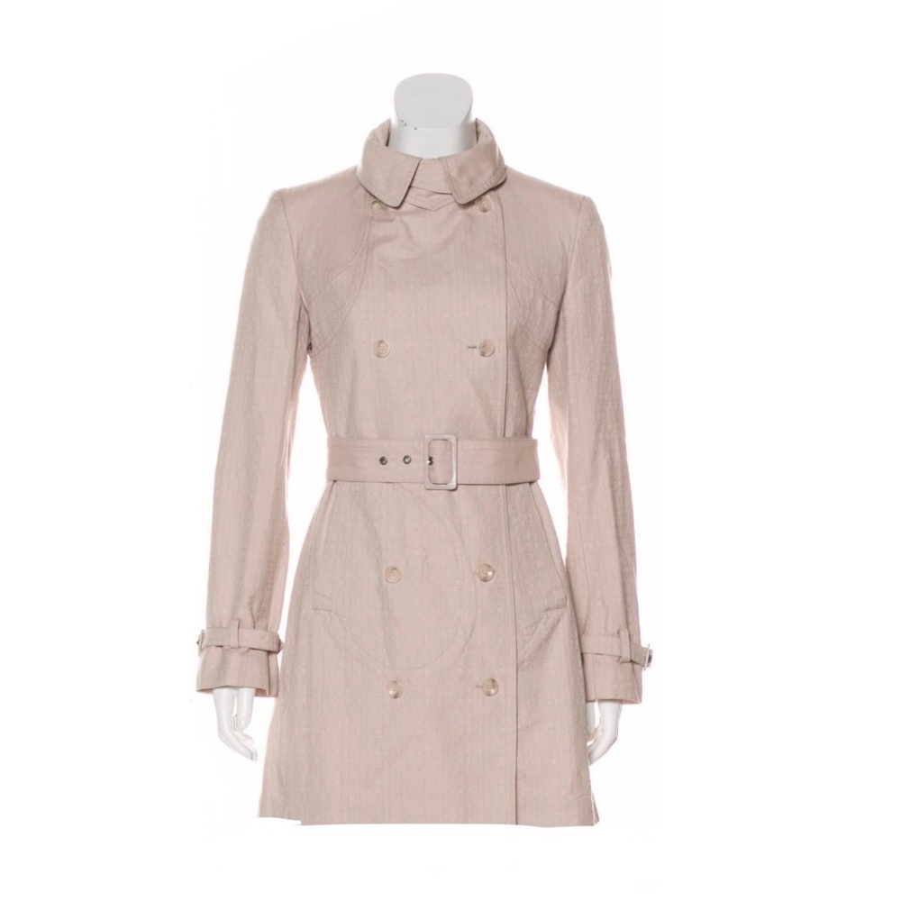 Stella McCartney double breasted coat with dual welt pockets